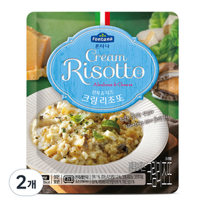 폰타나 전복 앤 치즈 크림 리조또, 250g, 2개