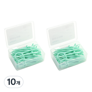 FaSoLa 초미세 치실 그린, 8cm, 50개입, 10개