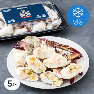 바다미식회 살이꽉찬 국내산 손질꽃게 2절 (냉동), 500g, 5개