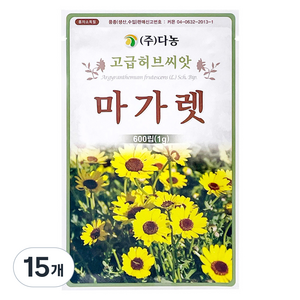 다농 마가렛 씨앗 1g, 15개