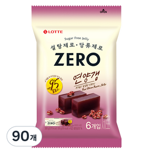 롯데제로 연양갱, 50g, 90개