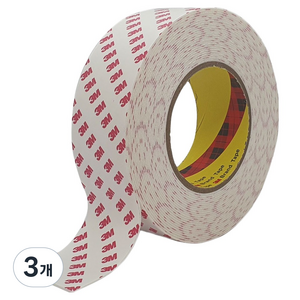쓰리엠 PE 폼 양면테이프 화이트 48mm x 10m, 3개