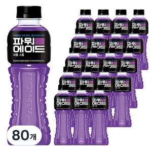 파워에이드 퍼플스톰, 600ml, 80개