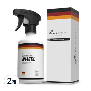 나노러스터 독일 프리미엄 휠크리너 세정제, 2개, 500ml