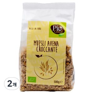 라메리 유기농 크런치 뮤즐리 오트, 500g, 2개