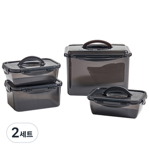 이지앤프리 담은 김치통 1.4L x 2p + 2L + 7.3L 세트, 2세트