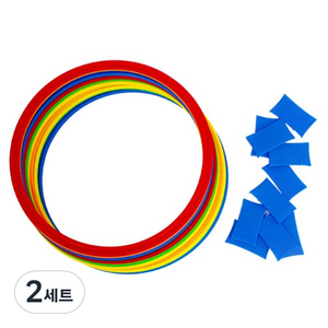캐스비 스포츠 대형 홉스코치링 세트, 혼합색상, 2세트