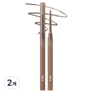 삐아 누디 슬림 아이라이너 0.08g, 2개, 02 누 모카