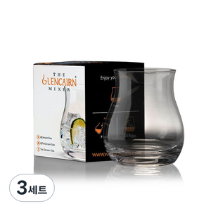 글렌캐런 Mixer 믹서 글래스 온더락 잔 +기프트 박스, 3세트