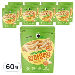 남양유업 우리아이 처음먹는 얌얌 과자, 양파맛, 35g, 60개
