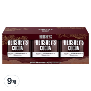 허쉬 코코아 파우더, 9개, 226g, 1개입