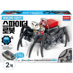 아카데미과학 무선 스파이더 로봇 학습키트 18171, 2개