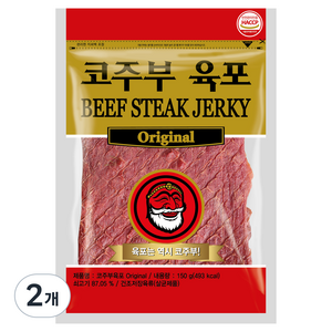 코주부 육포 Original, 150g, 2개