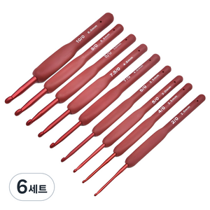 코히모 모사용 코바늘 DIY 9종 세트, 6세트