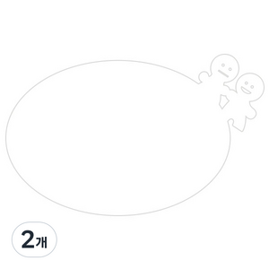 쿠 홈 인테리어 아크릴 메모 보드 MO 60 부착형 화이트 중, 2개