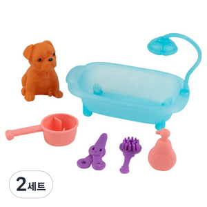 캐스비 플레이 미니펫하우스 강아지, 랜덤발송, 2세트