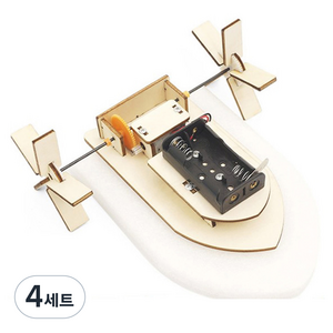 티처스 STEAM 전동 더블 휠 수상보트 F-31, 4세트