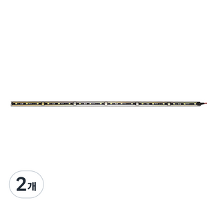 믹스 LED 트렁크바 T10 소켓 63cm, 혼합색상, 2개