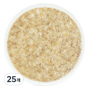 짱죽 실온이유식 8개월부터 중기 죽1, 한우테프죽, 160g, 25개