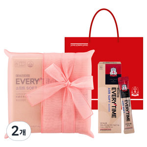 에브리타임 정관장 보자기 포장 소프트 30p + 쇼핑백, 300ml, 2개