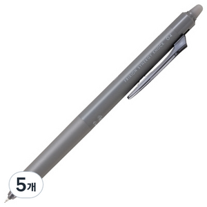 파이롯트 프릭션 시너지노크 볼펜 0.4mm, 블랙, 5개