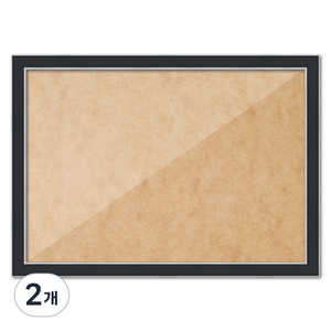 108피스 직소 퍼즐 액자 18 x 25 cm, 슬림 모던 블랙, 2개