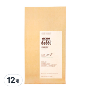 momndaddy 전연령용 강아지 그레인프리 소프트사료, 연어, 1.2kg, 2개