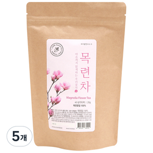 우리꽃연구소 목련차 삼각티백, 500mg, 40개입, 5개