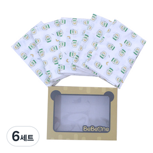 베베원 천기저귀겸 다용도타올 5p 세트 박스포장, 우유병 3p, 패밀리 2p, 6세트