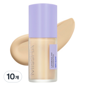 미샤 레이어링 핏 세미 글로우 파운데이션 35ml, 23호 샌드, 10개