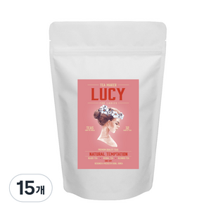 LUCY 스트로베리티 티백, 1g, 30개입, 15개