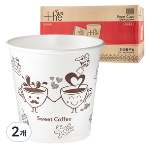 더좋은컵 천연펄프 종이컵 184ml, 2000개입, 2개
