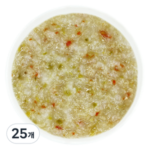 짱죽 실온이유식 9개월부터 중기 죽2, 흰살생선애호박죽, 25개, 160g