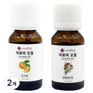 이지미톡 아로마 오일 방향제 원액 한라봉 + 양재동꽃시장 세트, 2개, 한라봉, 양재동꽃시장