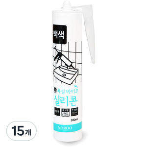 하우홈 욕실 바이오 실리콘 백색, 15개