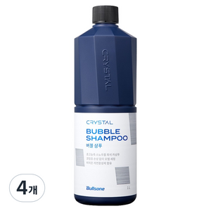 불스원 뉴 크리스탈 버블 샴푸, 1L, 1kg, 4개