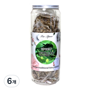 한국전통 연잎차 삼각티백, 1g, 20개입, 6개