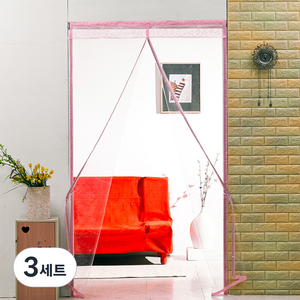 알뜨리 현관 방문용 EVA 방풍비닐 + 양면테이프, 3세트