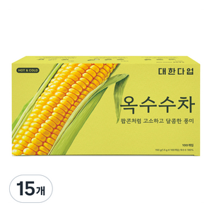 대한다업 옥수수차, 1.5g, 15개, 100개입