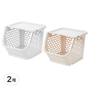 블럭마트 주방 가정용 플라스틱 멀티바스켓 2p, 랜덤 발송, 2개