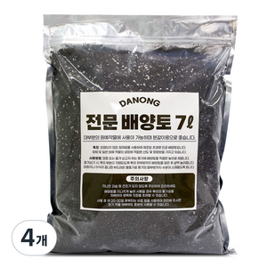다농 전문 배양토, 4개, 7L