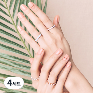 오호라 젤스트립 네일 30p 세트, 베이직 11호, 4개