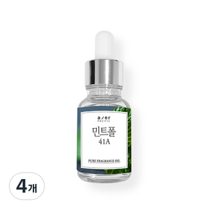 아제르퍼시픽 프래그런스 디퓨저 오일, 민트폴 41A, 100ml, 4개