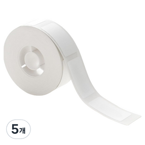 님봇 D11 / D110 / D101 라벨프린터용 라벨지 화이트12 x 30 mm, 210칸, 5개