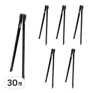 월드크린 숯집게 45cm, 검정, 30개