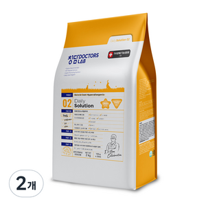 청담닥터스랩 강아지 데일리 솔루션 기능성 사료, 피부/피모+알러지, 2kg, 2개
