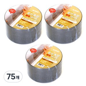 하이텍 롤방충망 보수테이프, 1개입, 75개