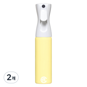 에어라파 안개 분무기 300ml, 아이스크림 옐로우, 2개