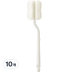 모윰 롱커브 스펀지 젖꼭지솔, 10개, 바이올렛