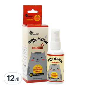 펫모닝 마법의 스프레이 고양이 간식 마따따비 PMC-380, 60ml, 12개